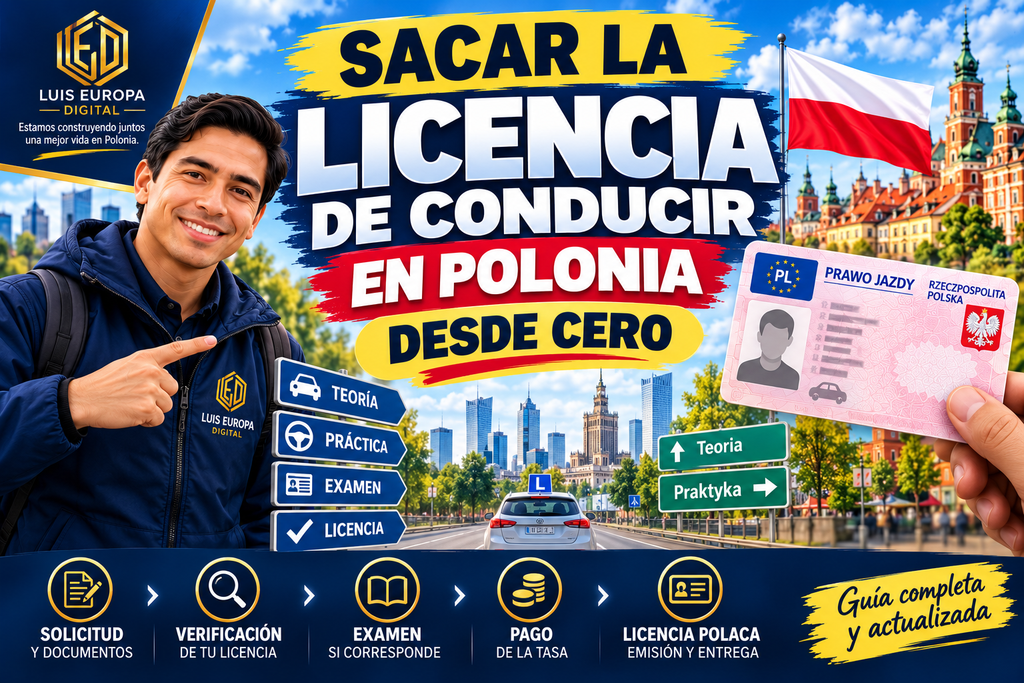 sacar la licencia de conducir en polonia desde cero